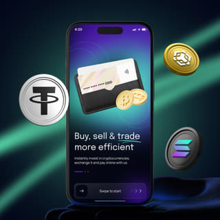Applicazione di trading Luna Rendisto visualizzata su uno smartphone
